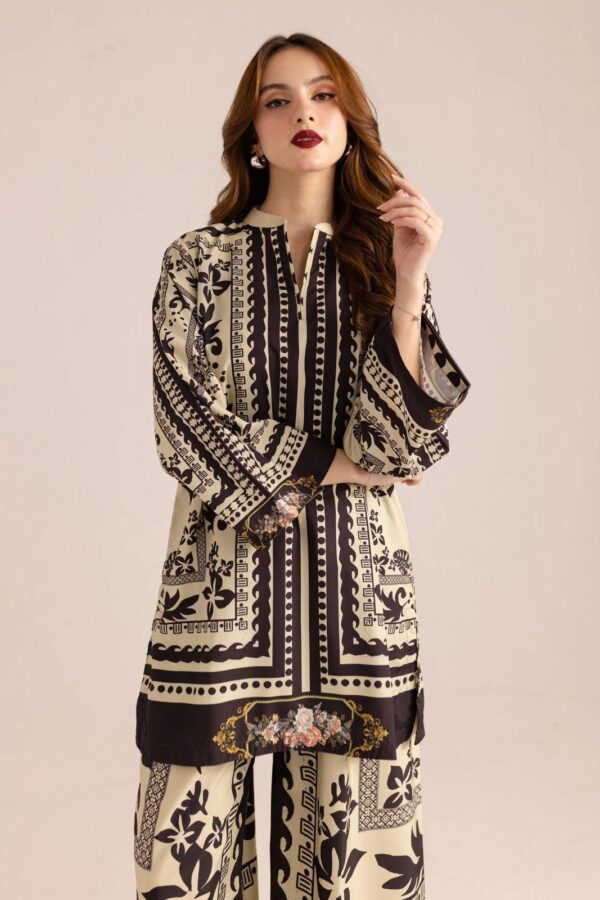 Stylish Printed shirt and Trouser Set-2 pcs women's stitched outfits - Image 6