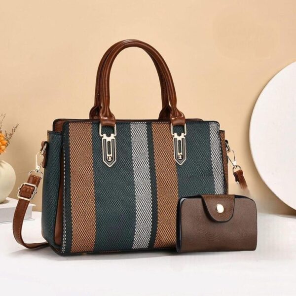 Women's rexine printed hand bag set