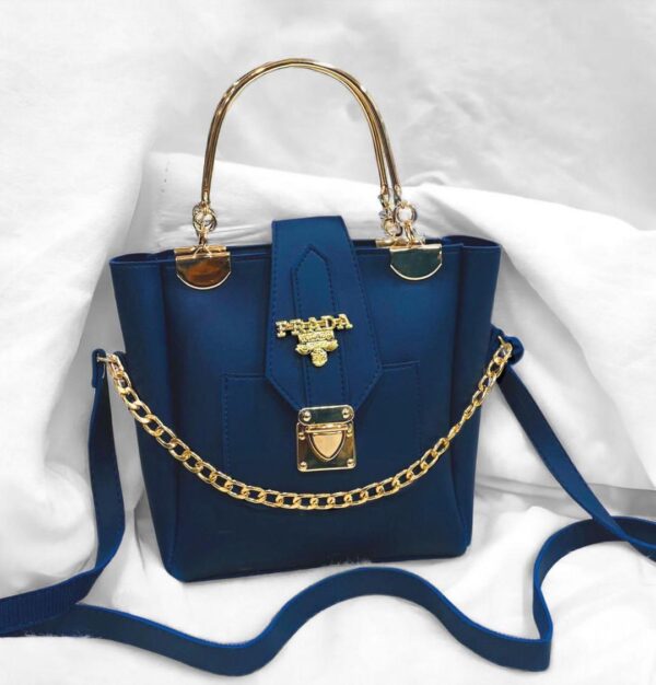 Women's rexine plain shoulder bag