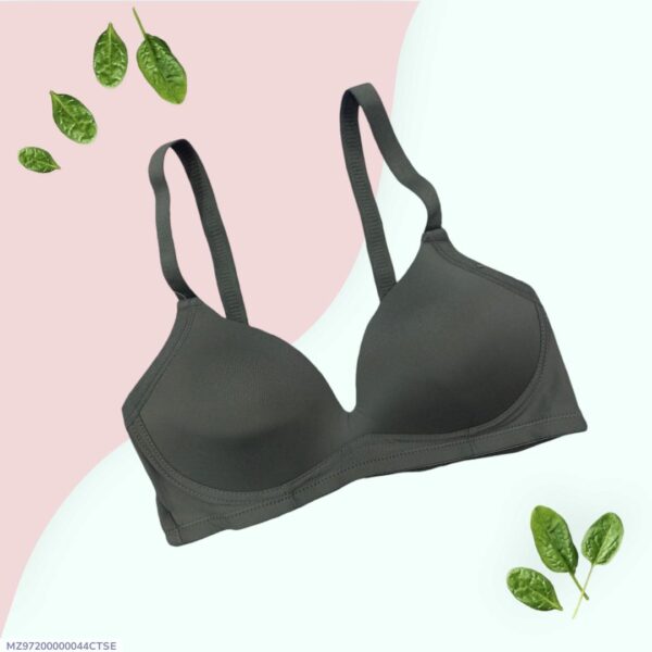Silk plain comfortable and lightweight padded bra