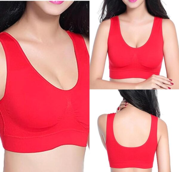 Comfortable cotton padded bra - Image 3