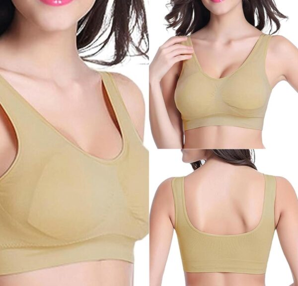 Comfortable cotton padded bra - Image 4