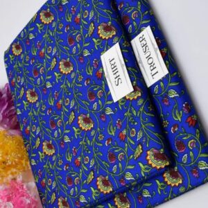 2 PCs women unstitched Printed suit
